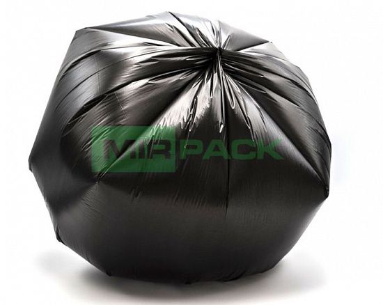 Мешки для мусора 60 л, 8 мкм, 50 шт, черные, 60х80 см, в корзину, черные, ХИТ - Вид 4